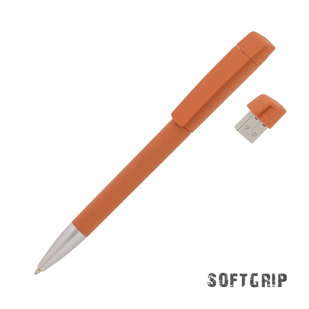 Ручка с флеш-картой USB 8GB &laquo;TURNUSsoftgrip M&raquo;
