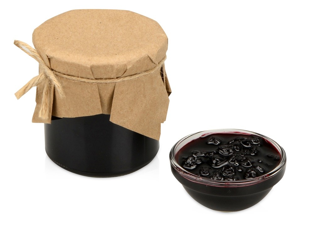 Варенье из черники с лимоном в подарочной обертке Варенье из черники с лимоном в подарочной обертке