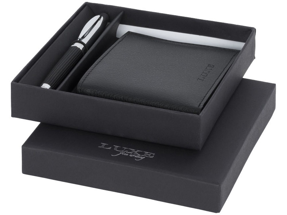 Подарочный набор: ручка шариковая, портмоне Подарочный набор: ручка шариковая, портмоне