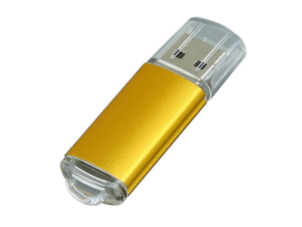 USB 2.0- флешка на 64 Гб с прозрачным колпачком