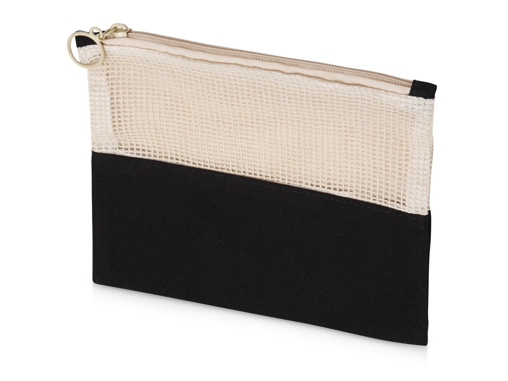 Косметичка «Mesh» хлопковая с сетчатой вставкой Косметичка «Mesh» хлопковая с сетчатой вставкой