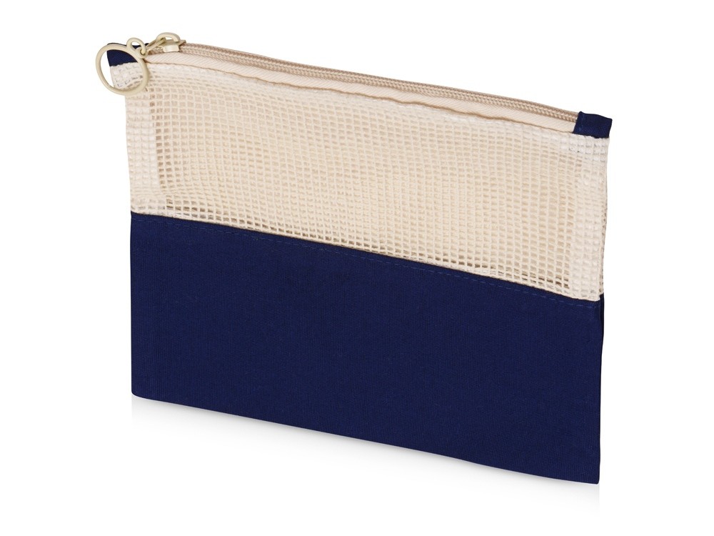 Косметичка «Mesh» хлопковая с сетчатой вставкой Косметичка «Mesh» хлопковая с сетчатой вставкой