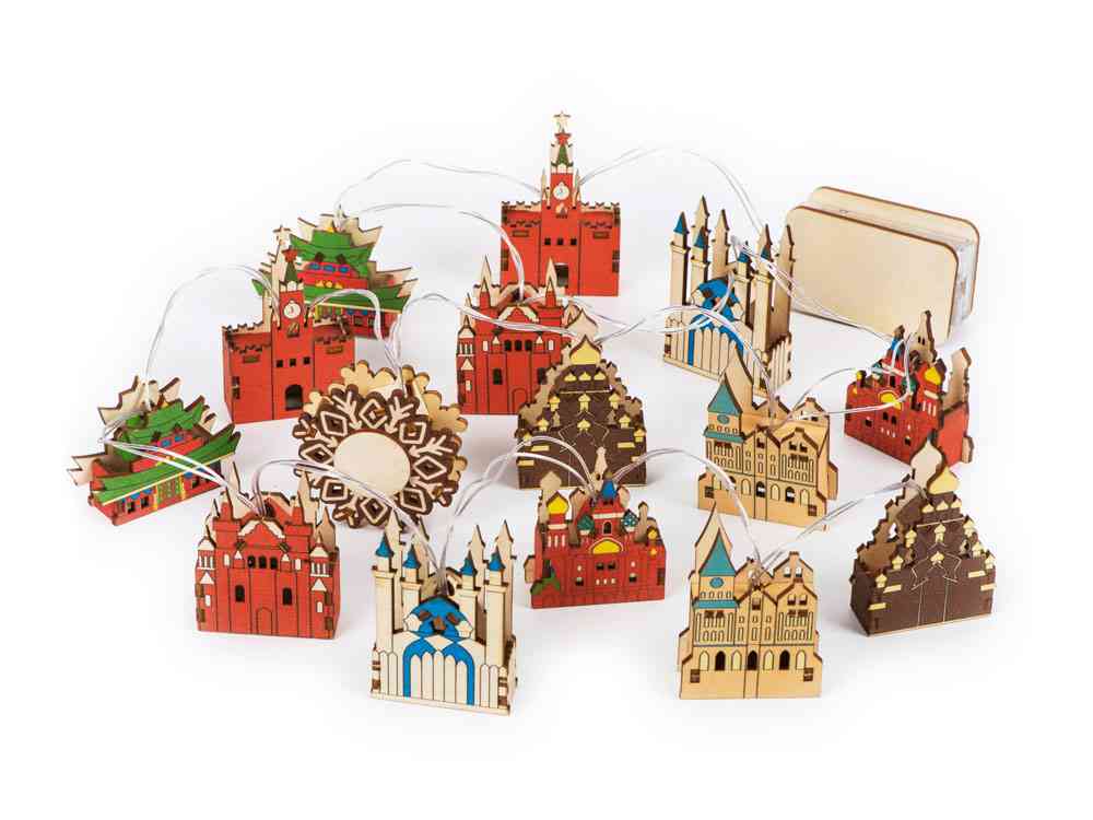 Ёлочная гирлянда «Достопримечательности России» Ёлочная гирлянда «Достопримечательности России»