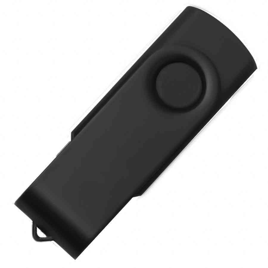 USB flash-карта DOT (8Гб), черный, 5,8х2х1,1см, пластик, металл