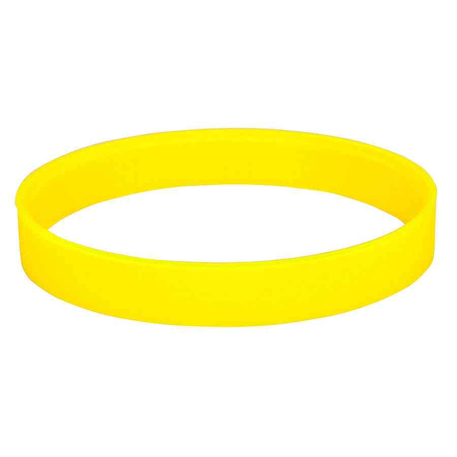 Браслет силиконовый FEST; 20 x 1,2 x 0,2 см; желтый; силикон