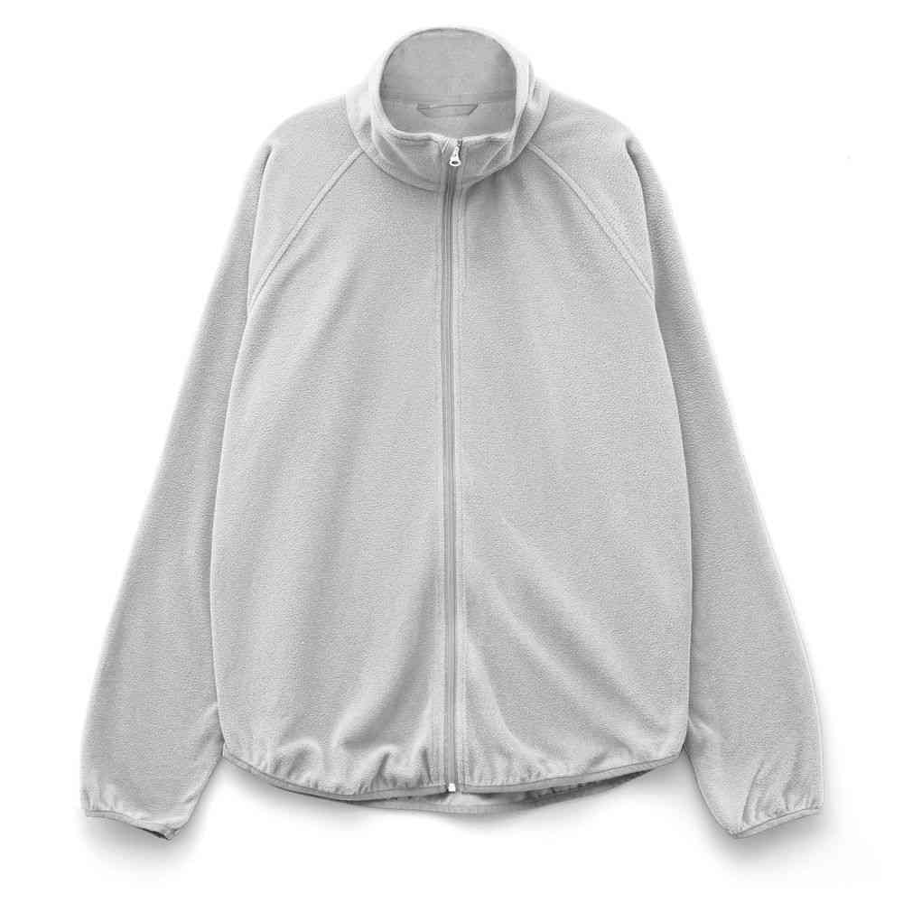 Куртка флисовая унисекс Fliska, светло-серая Куртка флисовая унисекс Fliska, светло-серая