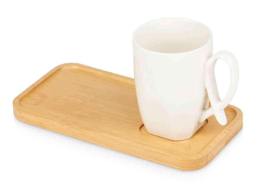 Чайная пара с бамбуковым блюдцем «Deny» Чайная пара с бамбуковым блюдцем «Deny»