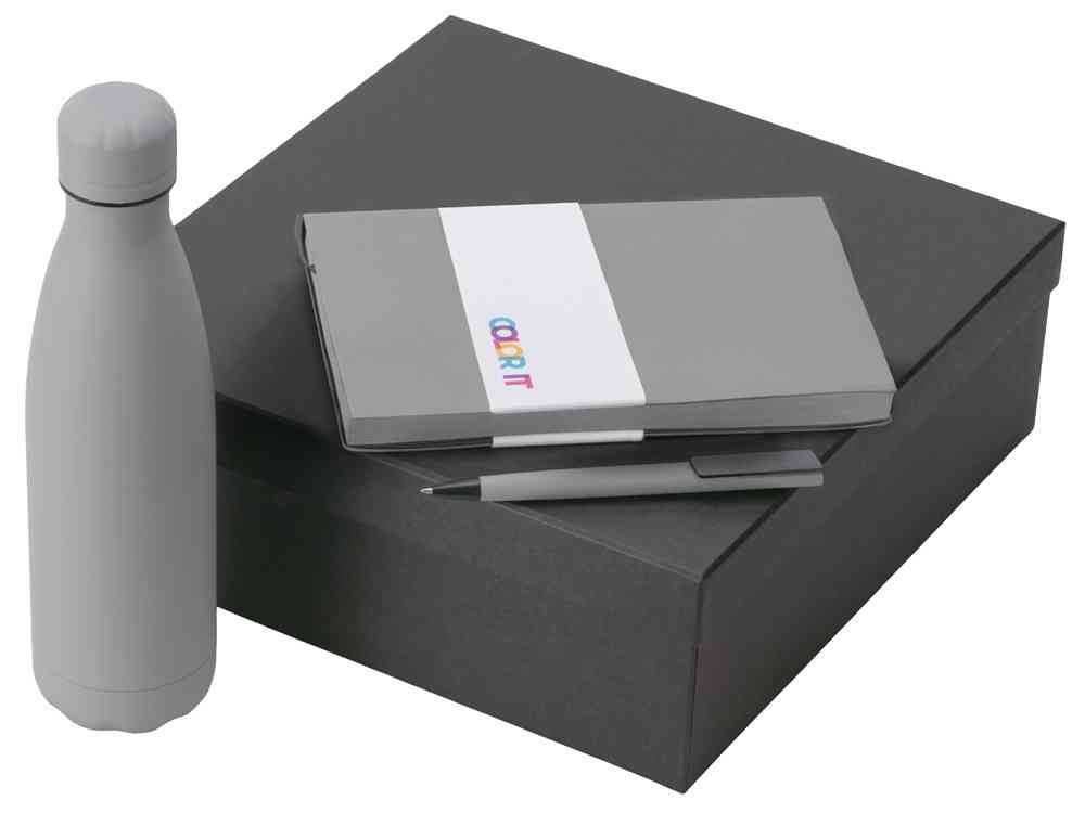 Подарочный набор «COLOR IT» c блокнотом, ручкой и термобутылкой