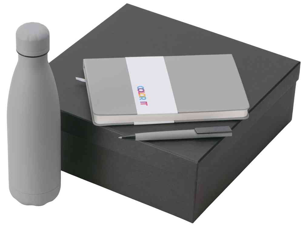 Подарочный набор «COLOR IT» c блокнотом, ручкой и термобутылкой