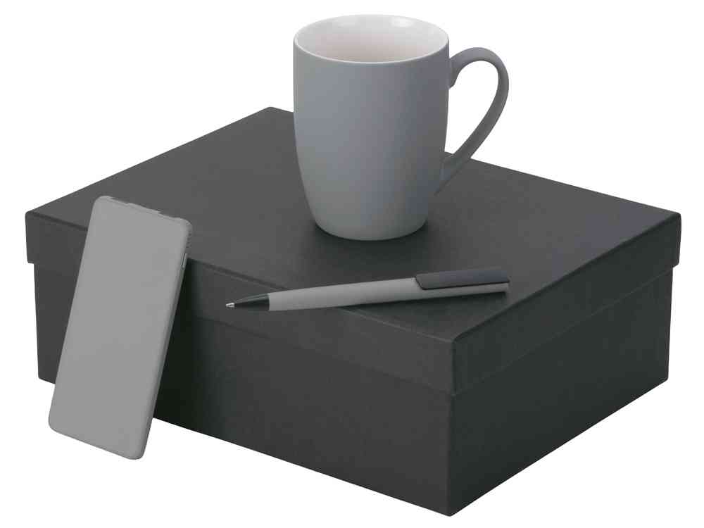 Подарочный набор «COLOR IT» c кружкой, ручкой и повербанком Подарочный набор «COLOR IT» c кружкой, ручкой и повербанком