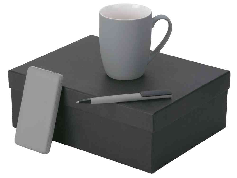 Подарочный набор «COLOR IT» c кружкой, ручкой и повербанком Подарочный набор «COLOR IT» c кружкой, ручкой и повербанком