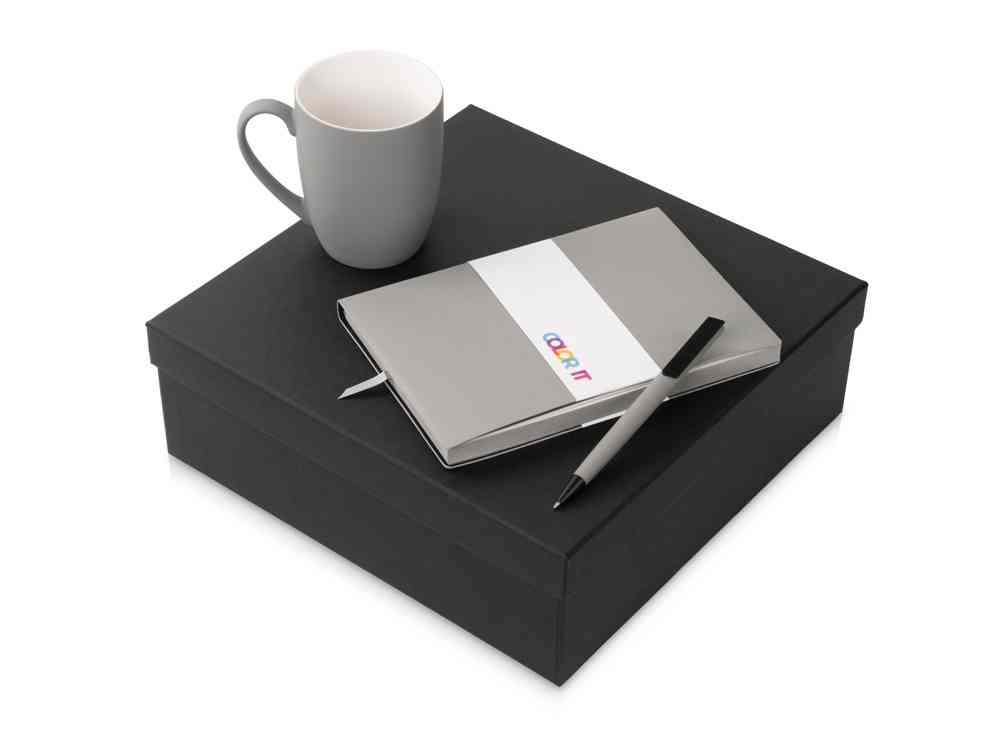 Подарочный набор «COLOR IT» c блокнотом, ручкой и кружкой Подарочный набор «COLOR IT» c блокнотом, ручкой и кружкой