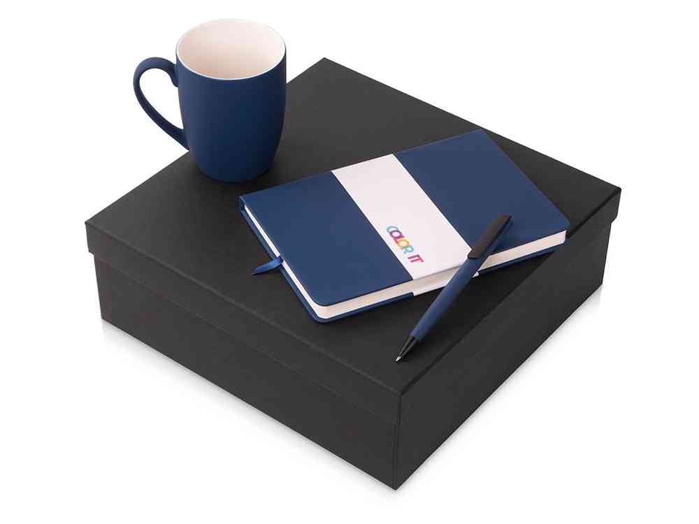 Подарочный набор «COLOR IT» c блокнотом, ручкой и кружкой Подарочный набор «COLOR IT» c блокнотом, ручкой и кружкой