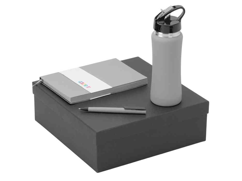 Подарочный набор c блокнотом C1, ручкой и бутылкой Подарочный набор c блокнотом C1, ручкой и бутылкой