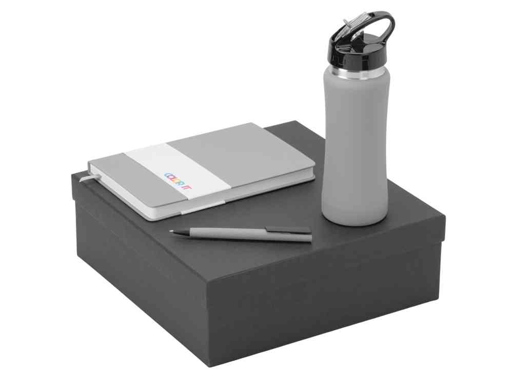 Подарочный набор c блокнотом C2, ручкой и бутылкой Подарочный набор c блокнотом C2, ручкой и бутылкой