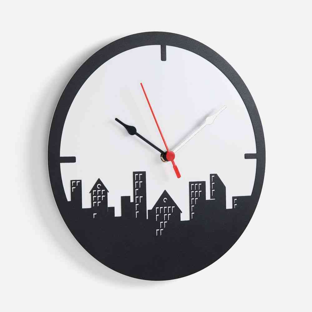 Часы «Города», черные Часы «Города», черные