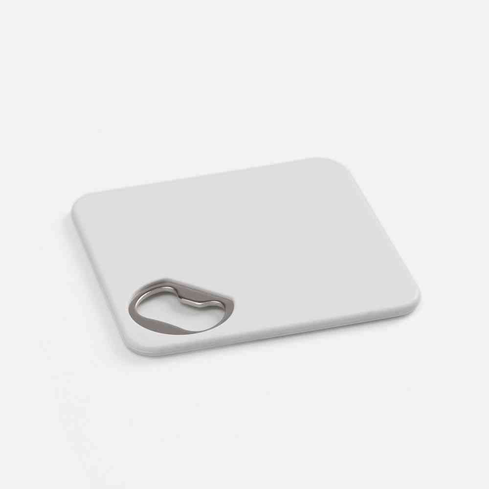 Костер с открывашкой для бутылок Bartender, ver.2, белый Костер с открывашкой для бутылок Bartender, ver.2, белый