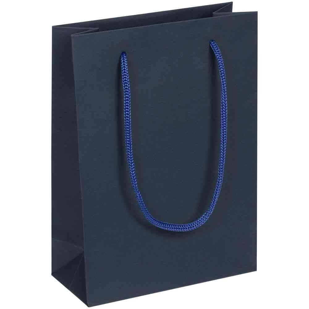 Пакет бумажный Vid S, синий