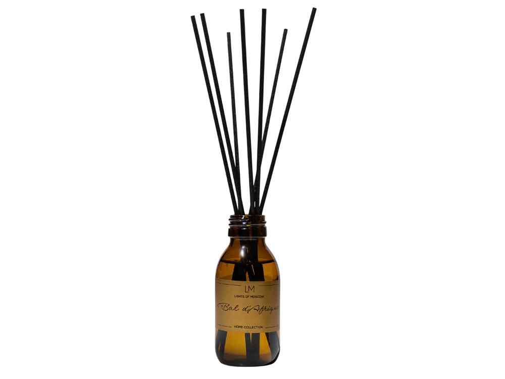 Ароматический диффузор с палочками, Африка: бергамот и жасмин, мускус, 100 мл Ароматический диффузор с палочками, Африка: бергамот и жасмин, мускус, 100 мл