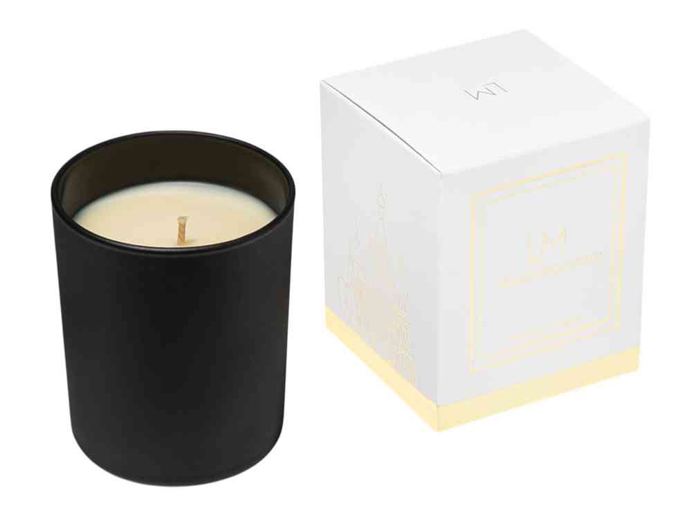 Ароматическая свеча в черном стакане Mystery, коллекция Exclusive, 250 мл Ароматическая свеча в черном стакане Mystery, коллекция Exclusive, 250 мл