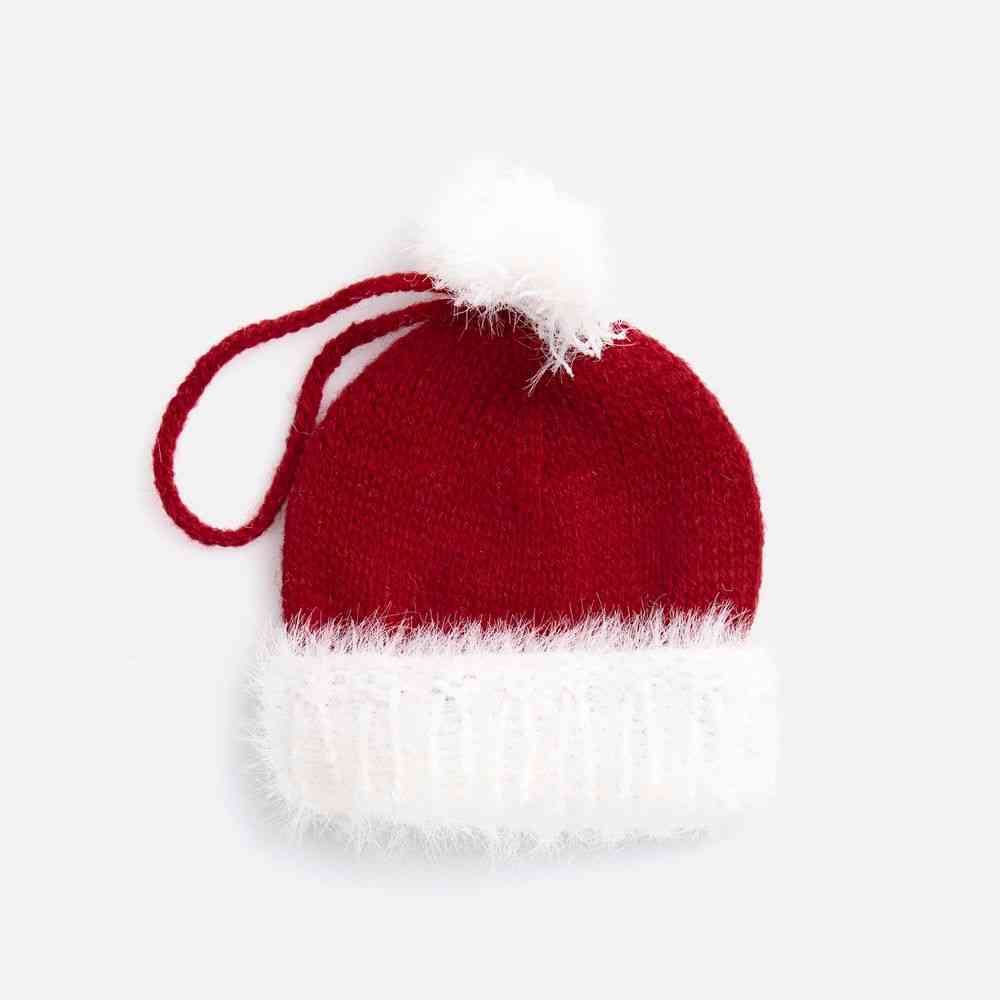 Подвеска на елку «Вьюжка», шапочка, красная Подвеска на елку «Вьюжка», шапочка, красная