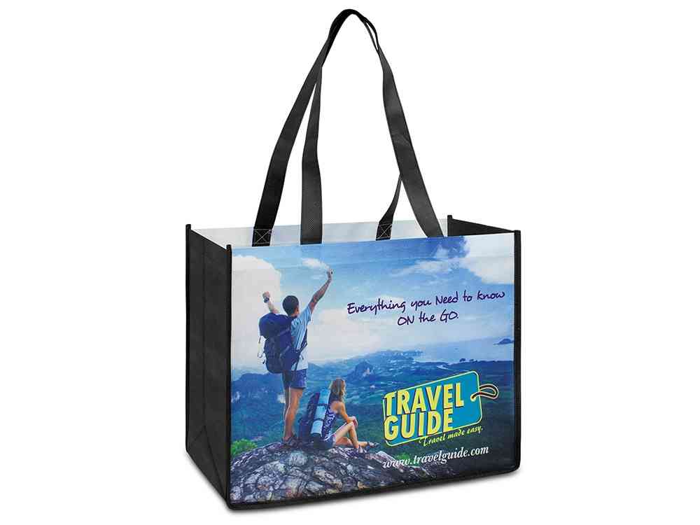 Сумка из нетканого материала PET с возможностью полноцветной печати Сумка из нетканого материала PET с возможностью полноцветной печати