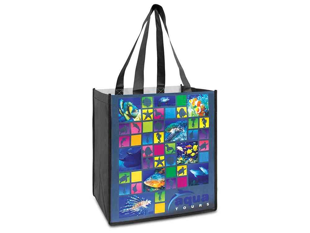 Сумка из нетканого материала PET с возможностью полноцветной печати Сумка из нетканого материала PET с возможностью полноцветной печати
