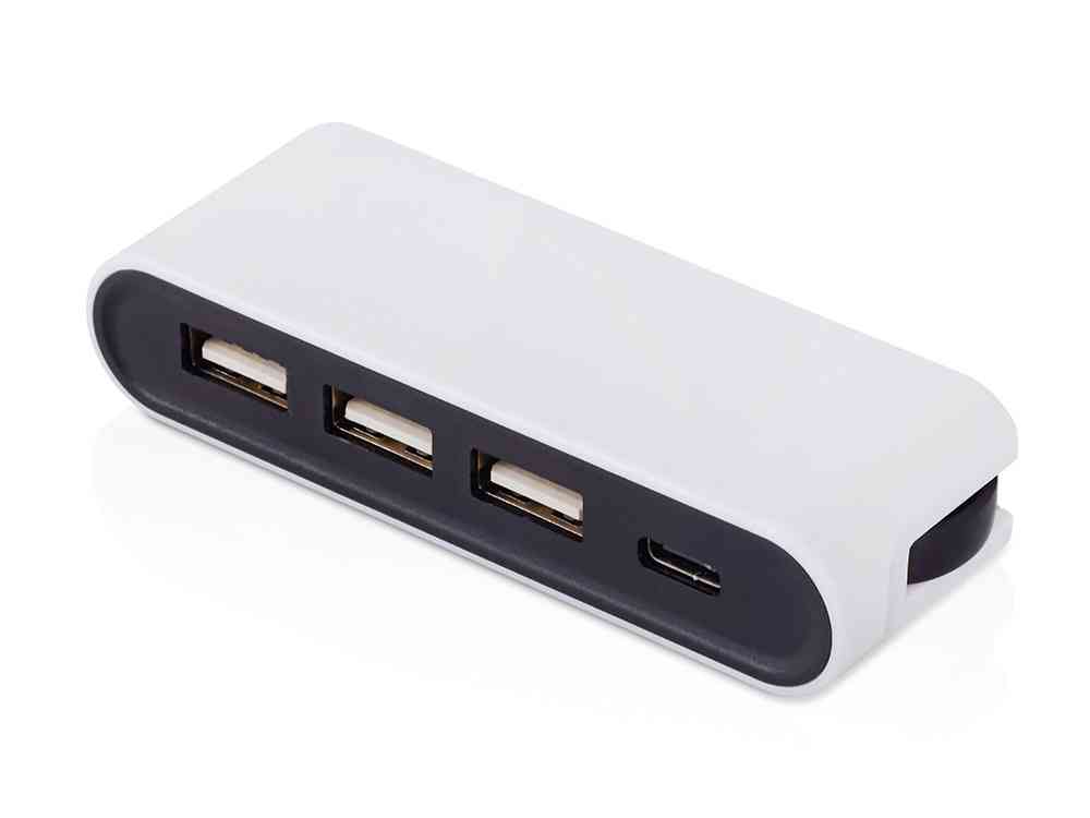 USB-хаб «Hubix» с коннектором 2-в-1 USB-C и USB-A, 2.0 USB-хаб «Hubix» с коннектором 2-в-1 USB-C и USB-A, 2.0