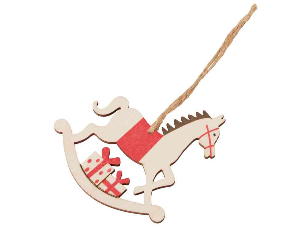 Деревянная подвеска на елку «Poni» Деревянная подвеска на елку «Poni»