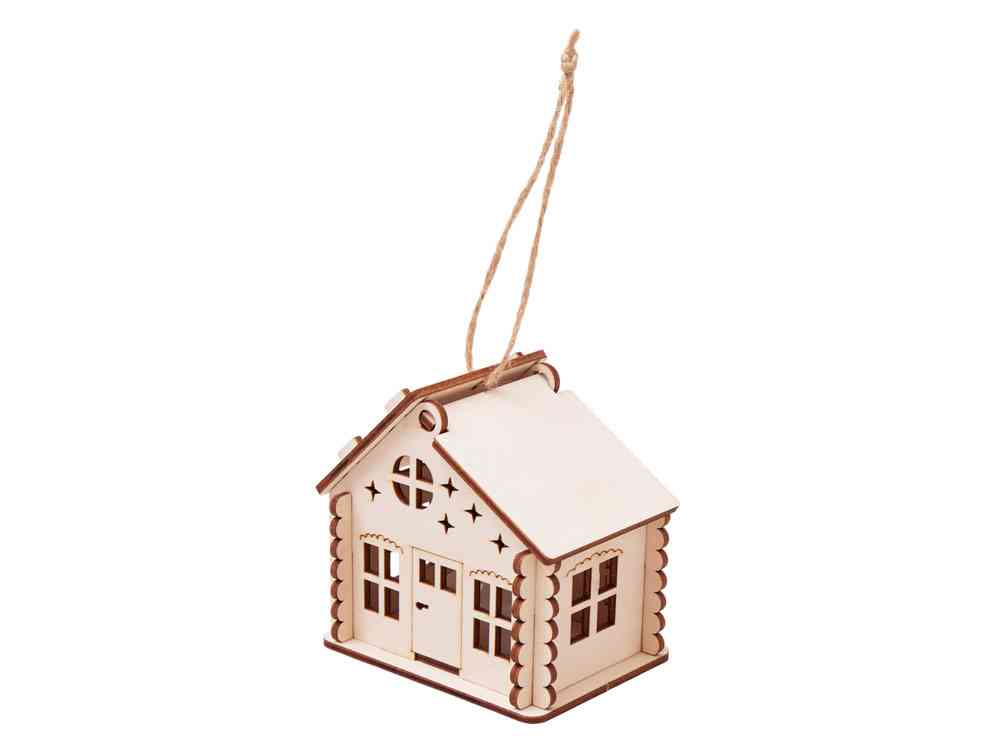 Деревянная подвеска на елку с подсветкой «Lumihut» Деревянная подвеска на елку с подсветкой «Lumihut»
