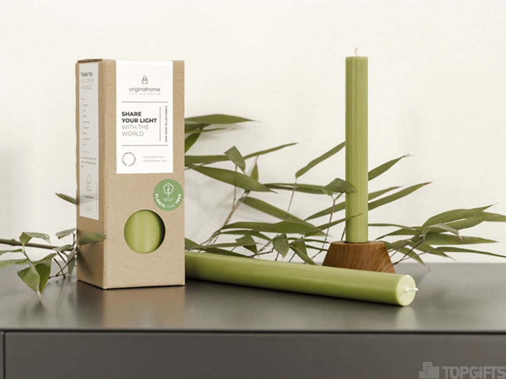 Набор столовых свечей матча - 2