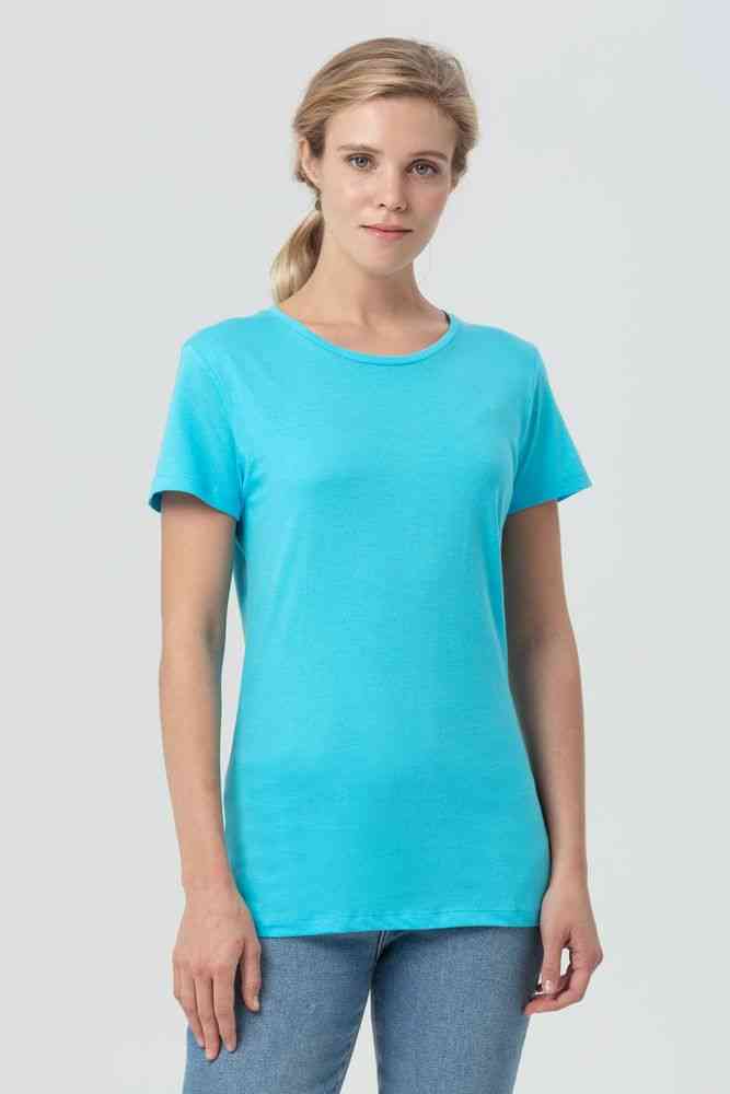 Футболка женская Miss 150, бирюзовая - 5
