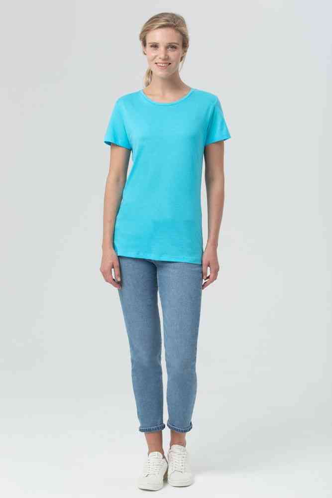Футболка женская Miss 150, бирюзовая - 8