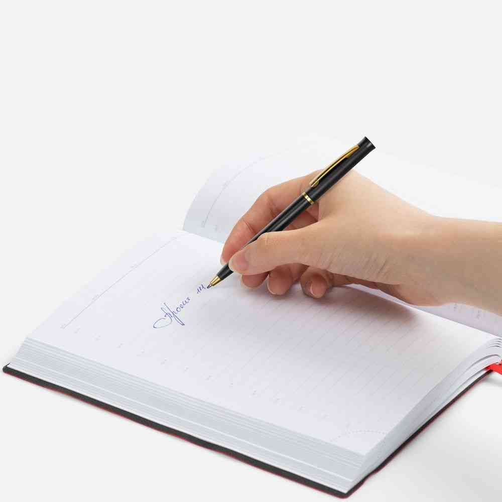 Ручка шариковая Euro Gold, черная - 4