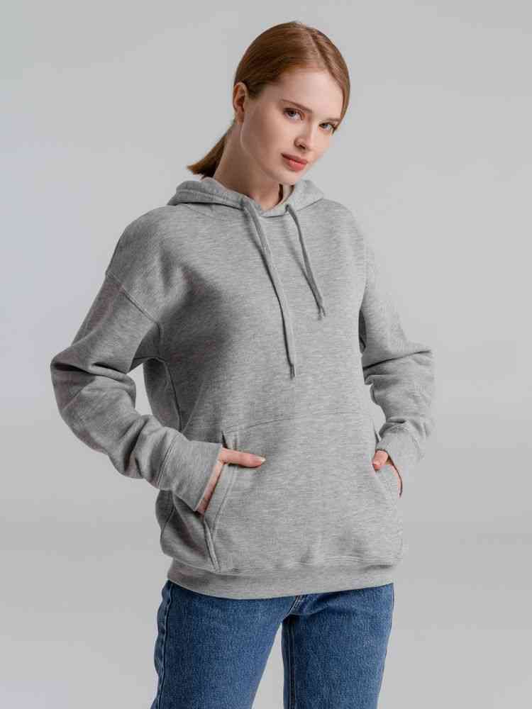 Толстовка с капюшоном Slam 320, серый меланж - 8