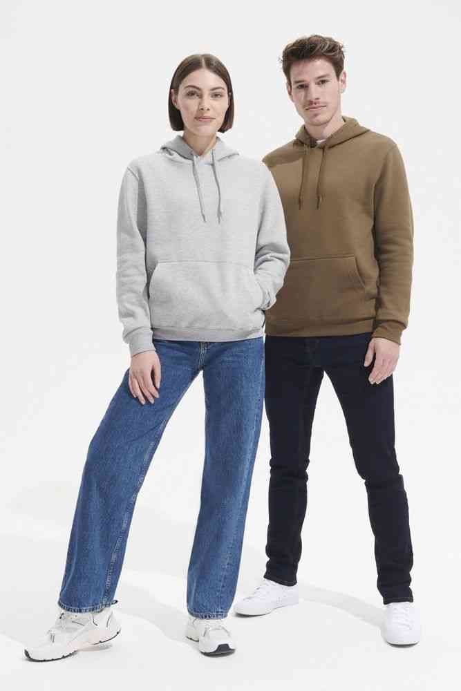 Толстовка с капюшоном Slam 320, серый меланж - 14