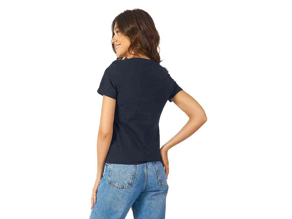 Футболка Heavy Super Club женская с V-образным вырезом - 3