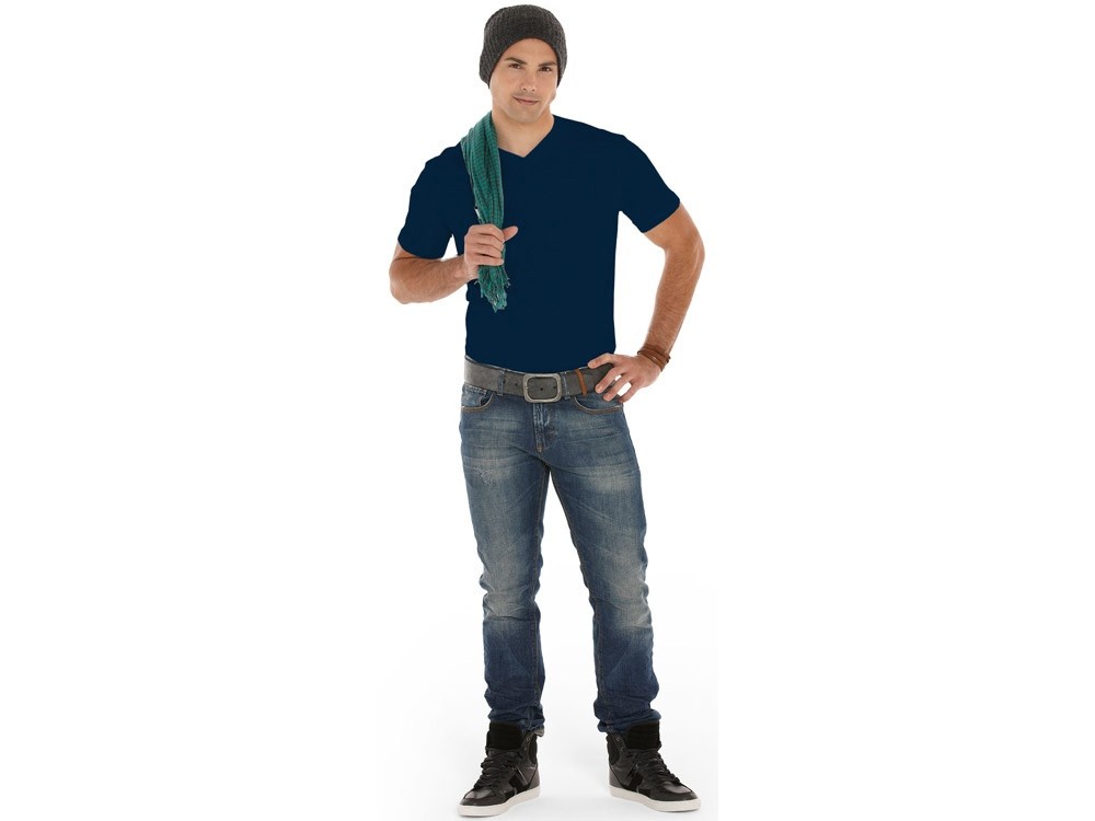 Футболка Heavy Super Club мужская с V-образным вырезом - 10