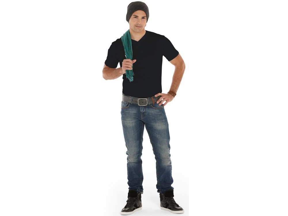 Футболка Heavy Super Club мужская с V-образным вырезом - 10