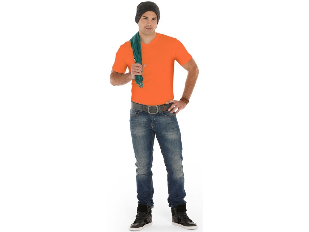 Футболка Heavy Super Club мужская с V-образным вырезом - 10