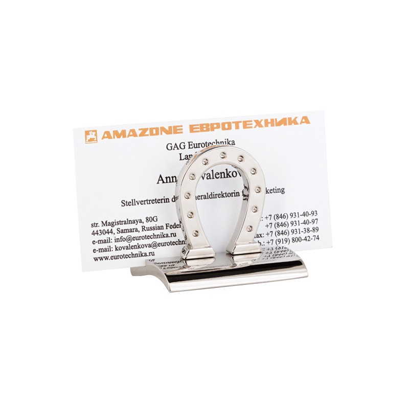 Держатель для визиток "Подкова" - 2