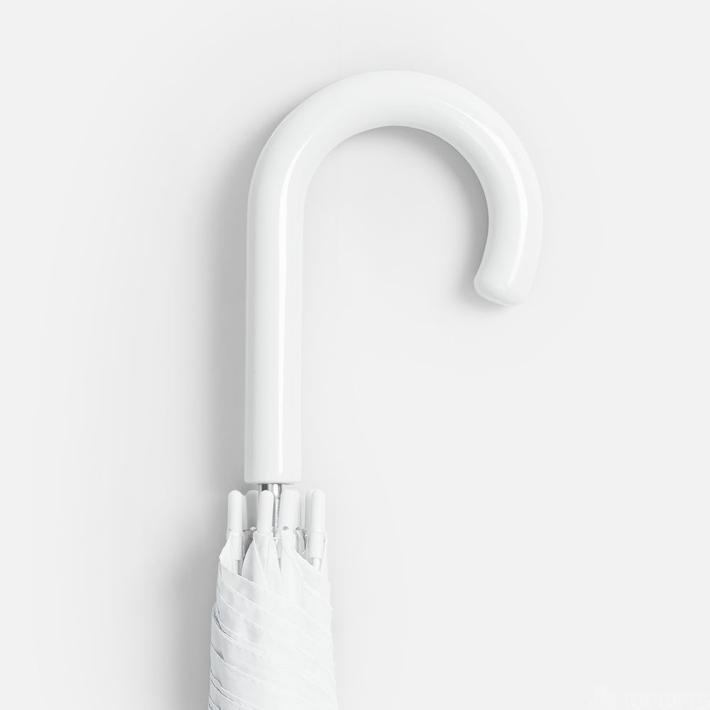 Зонт-трость Promo, белый - 5