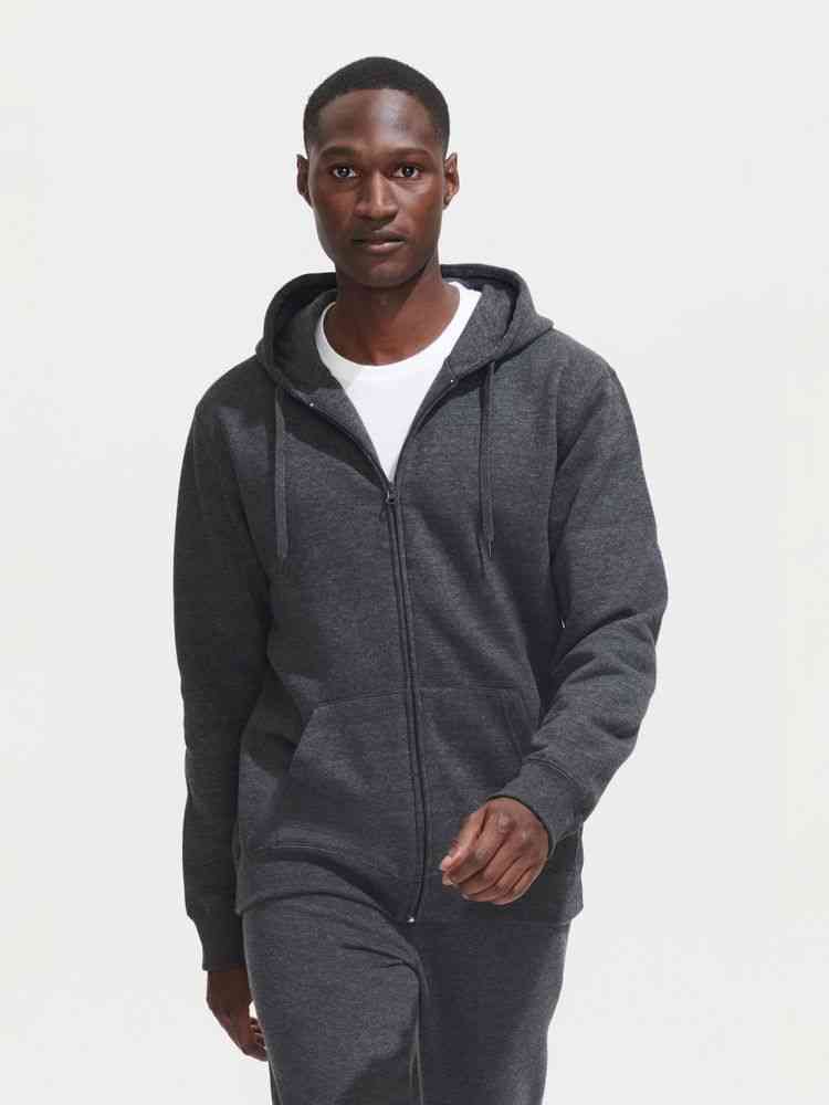 Толстовка мужская на молнии с капюшоном Seven Men, красная - 5