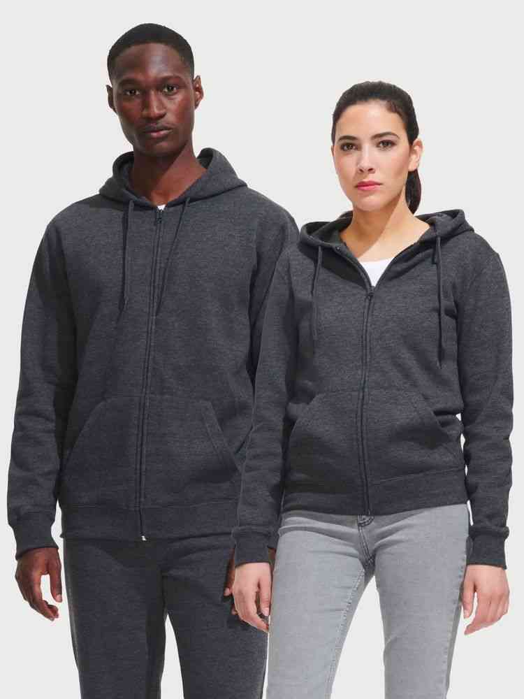 Толстовка мужская на молнии с капюшоном Seven Men, красная - 6