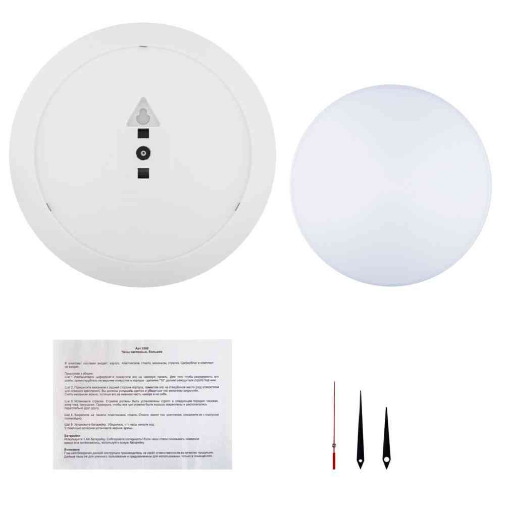 Часы настенные Vivid Large, белые - 4