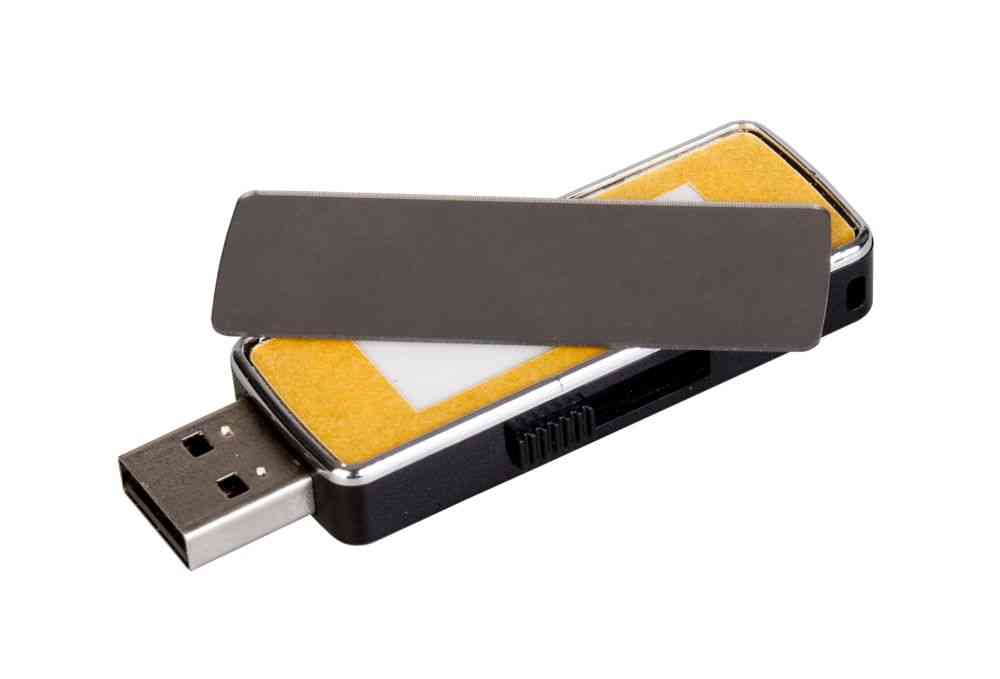 Флешка с подсветкой логотипа Highlight, черная, 8 Гб - 3