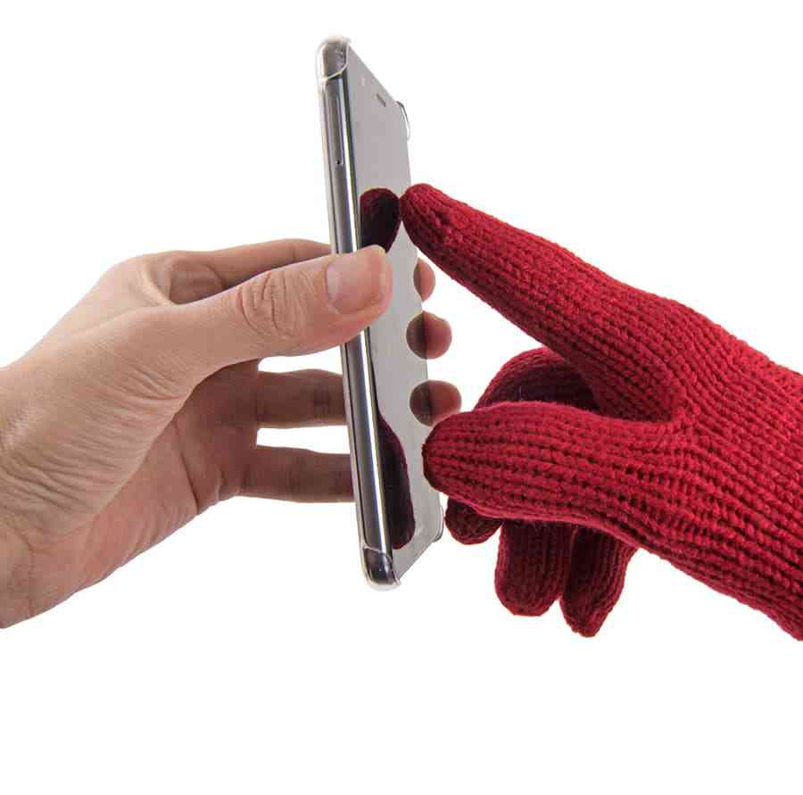 Перчатки для сенсорных экранов  "Снежинка" - 2