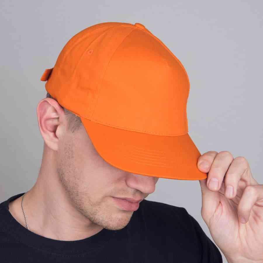 Бейсболка STANDARD, 5 клиньев, металлическая застежка - 3