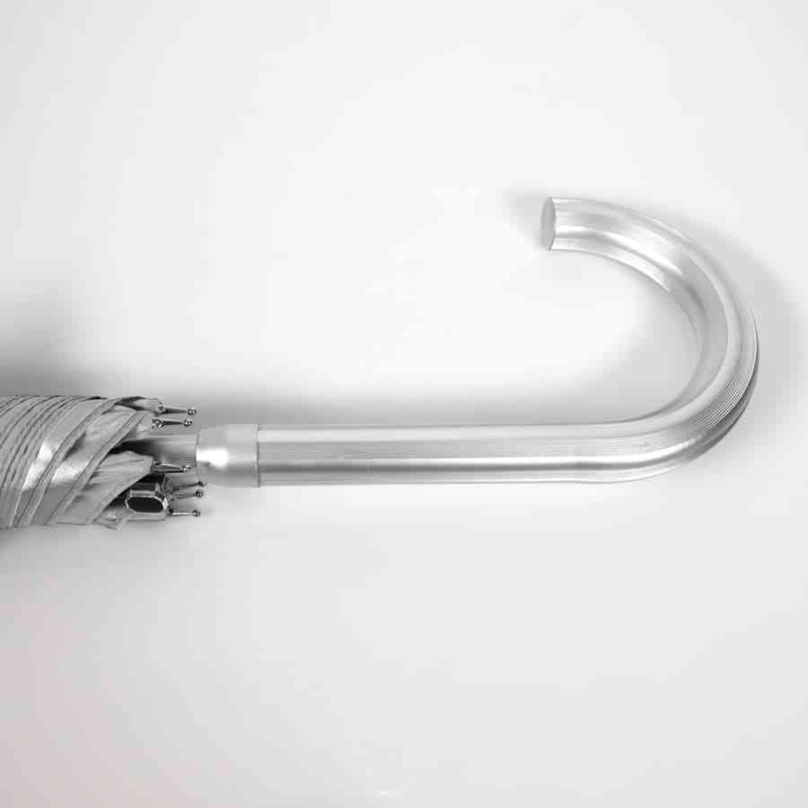 Зонт-трость SILVER, пластиковая ручка, полуавтомат - 3