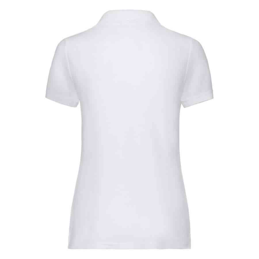 Поло женское "Lady-Fit 65/35 Polo", белый S, 65% полиэстер, 35% хлопок, 170 г/м2 - 4